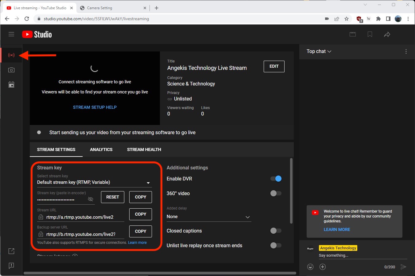 Livestream prestream page.jpg Livestream prestream page.jpg